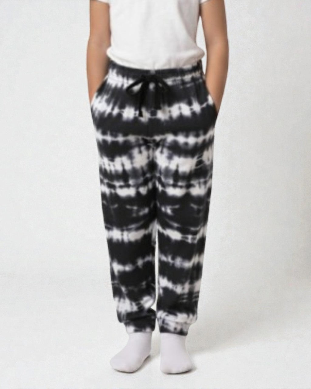 Black tie-die PJ’s