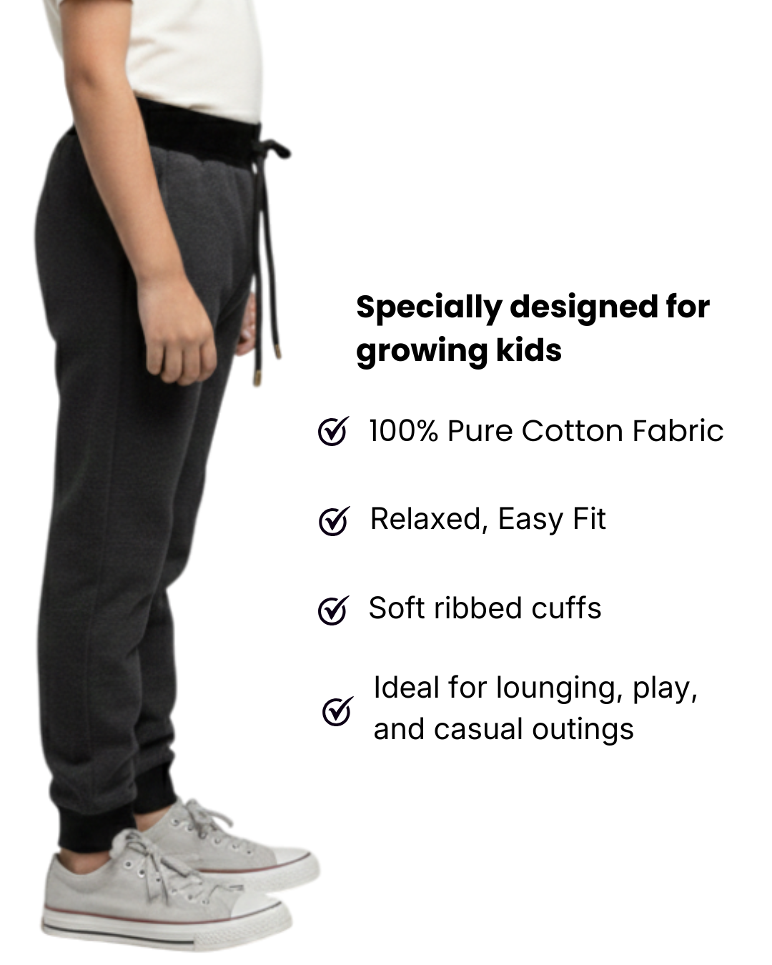 Dark grey FNS joggers