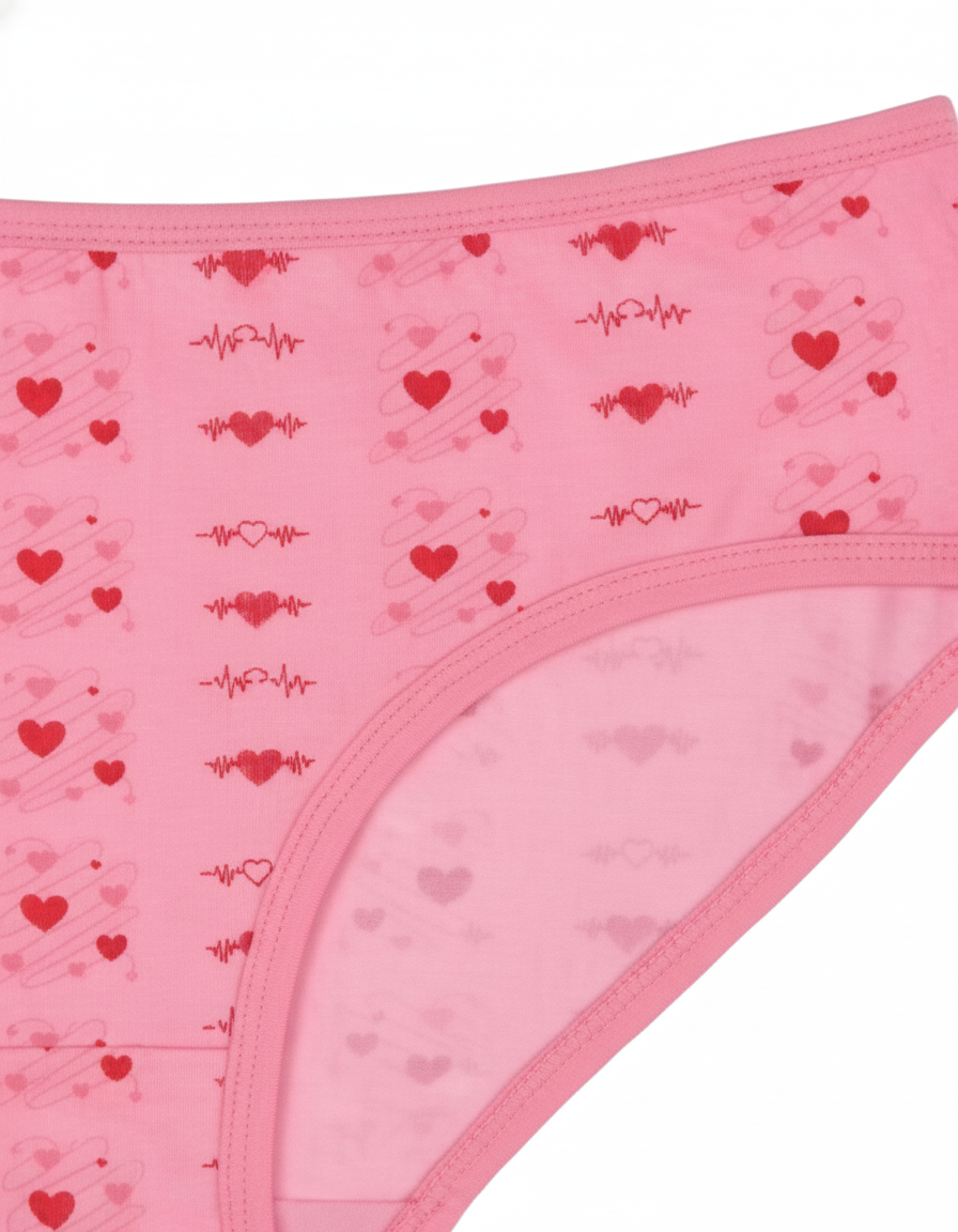 Pink-printed Panties