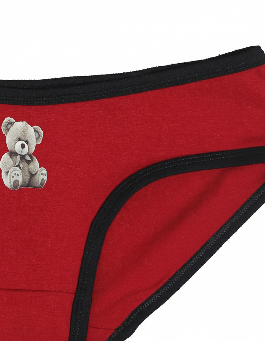 Red teddy Panties