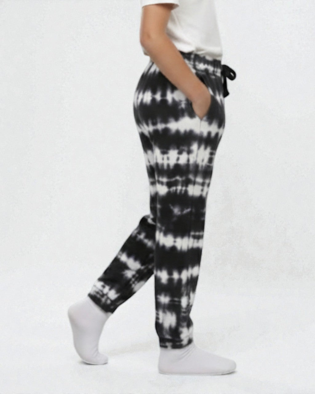 Black tie-die PJ’s