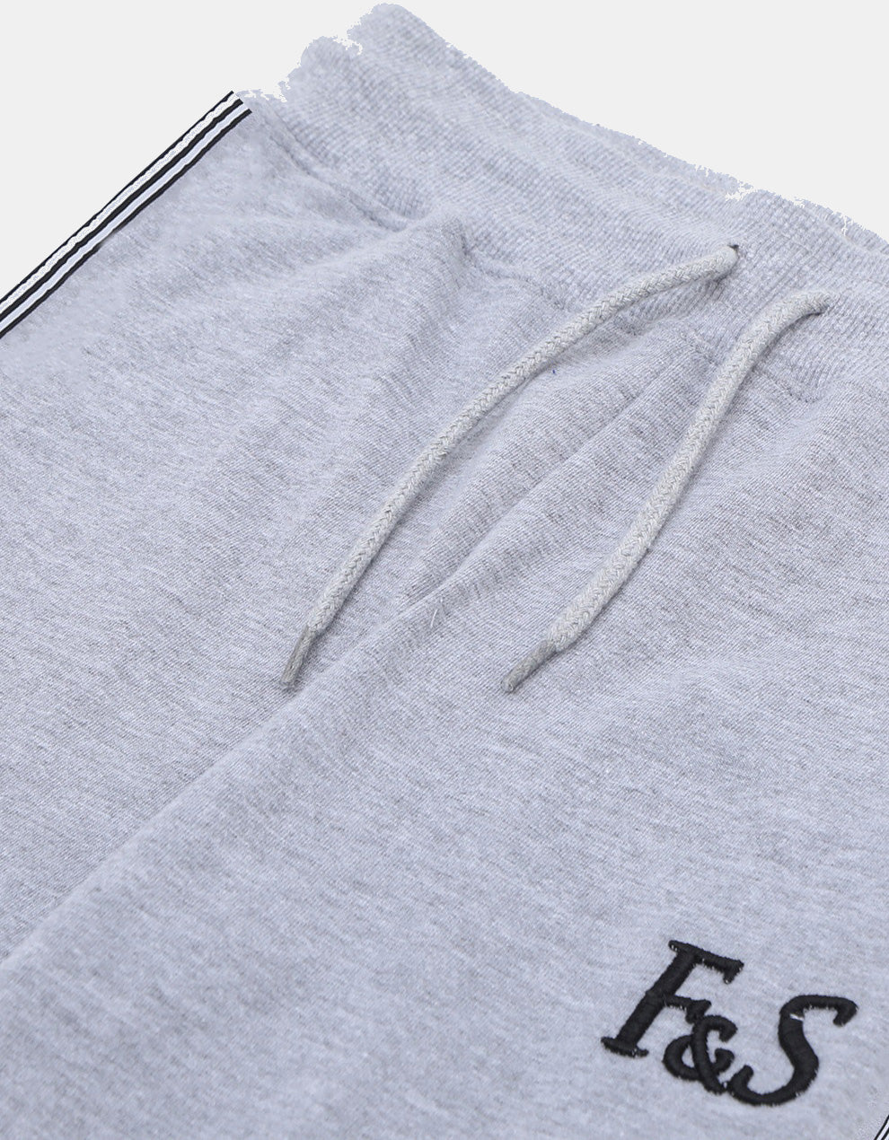 Grey striped joggers