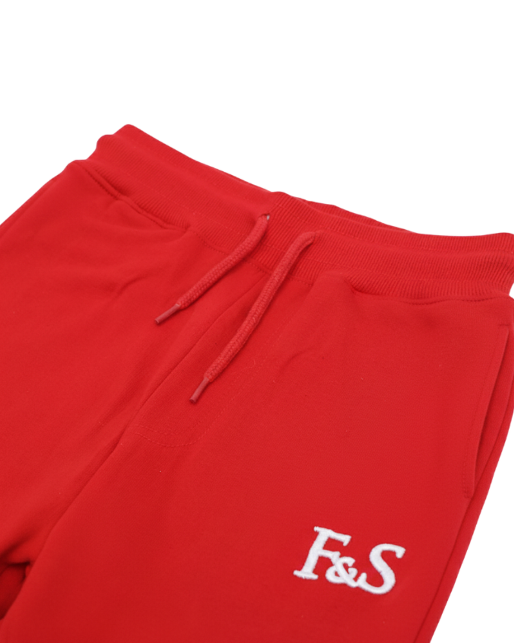 Red FNS joggers